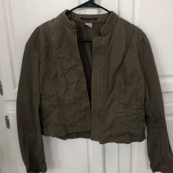 For The Republic Jackets & Blazers - Olive green jacket